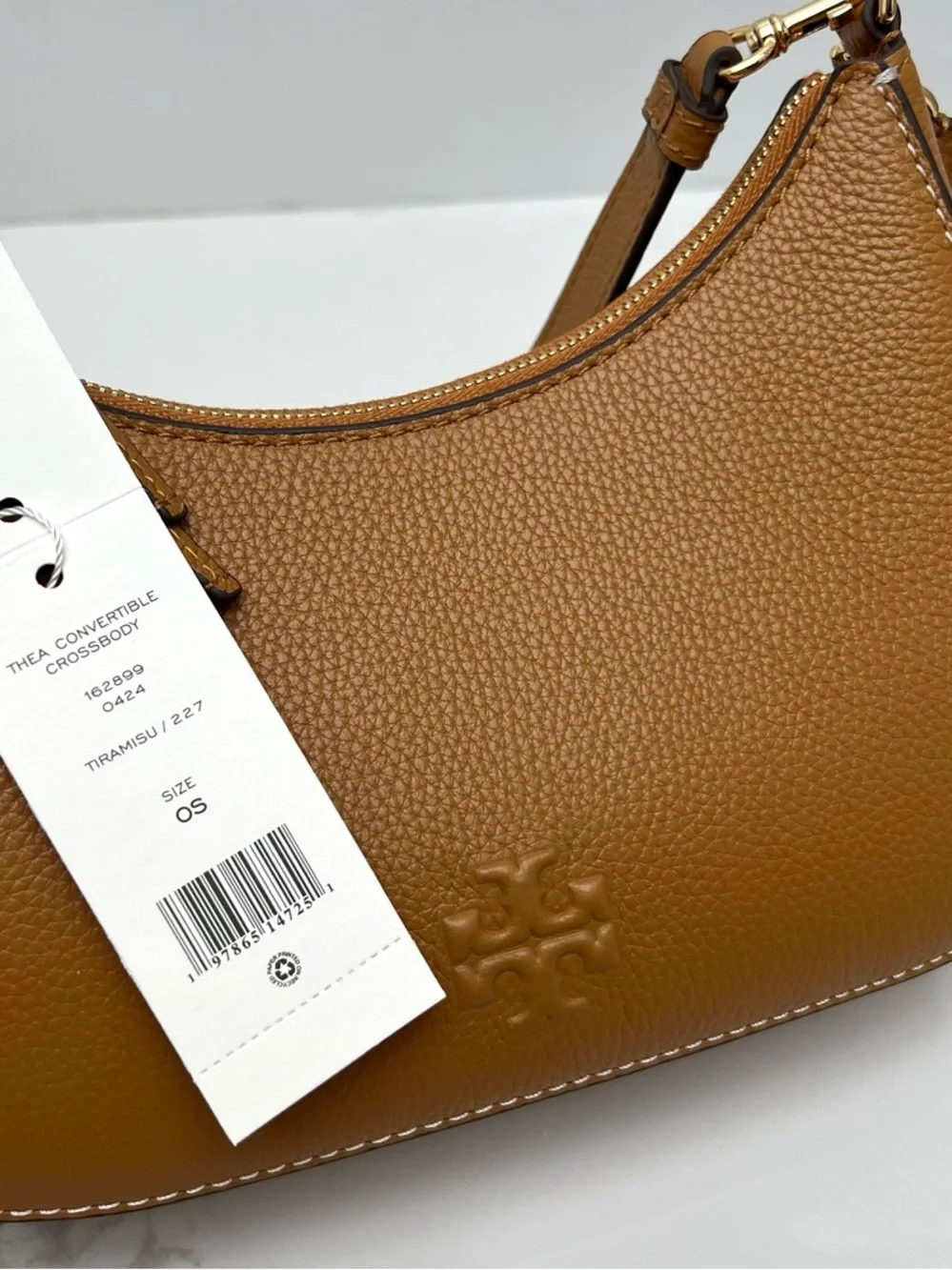 Tory Burch Saddle Shoulder Bag in Cognac